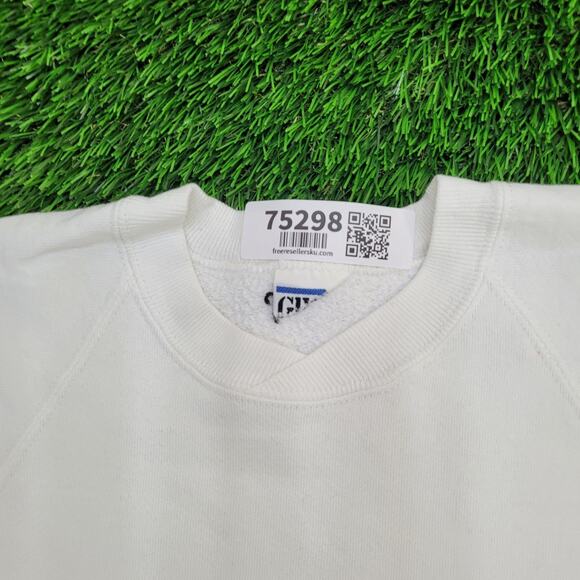 Vintage United-Airlines Sweatshirt Womens M/L 19x23 White - Picture 9 of 11